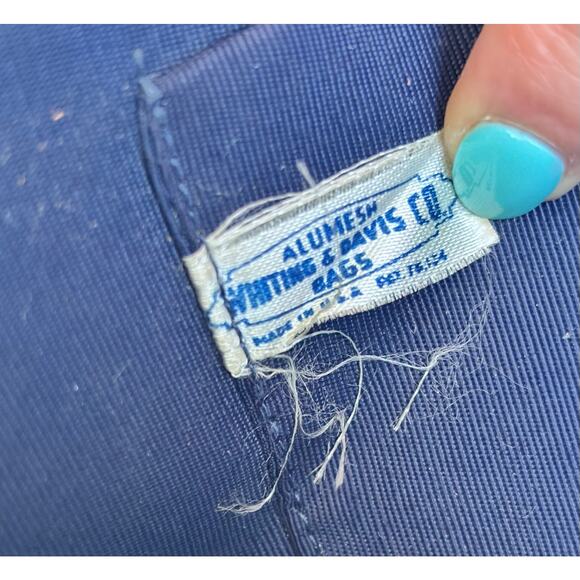 Vintage 1940s Whiting & Davis Purse Alumesh Coin Purse Ivory Metal Mesh - Picture 12 of 12